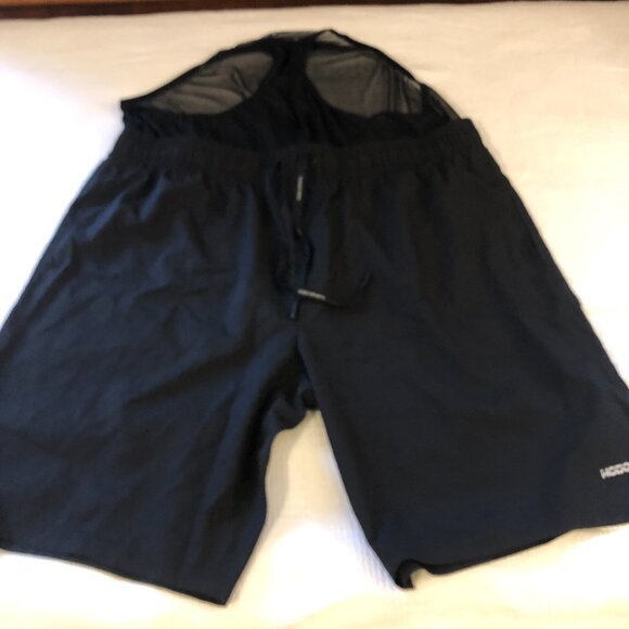 HODO Shorts Men XXL 2XL Active Board 9" Built in Brief Swimwear Trunks Black B83 - Picture 12 of 14